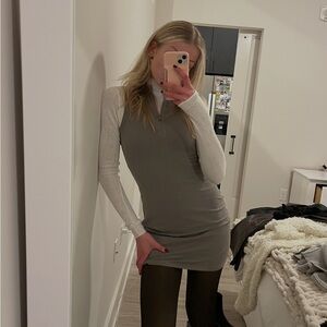 SKIMS Gray Mini Dress
